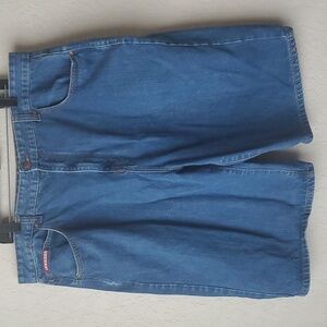 VTG Lowrider Jean Shorts Mens 42 100% cotton Baggy Y2K Denim
